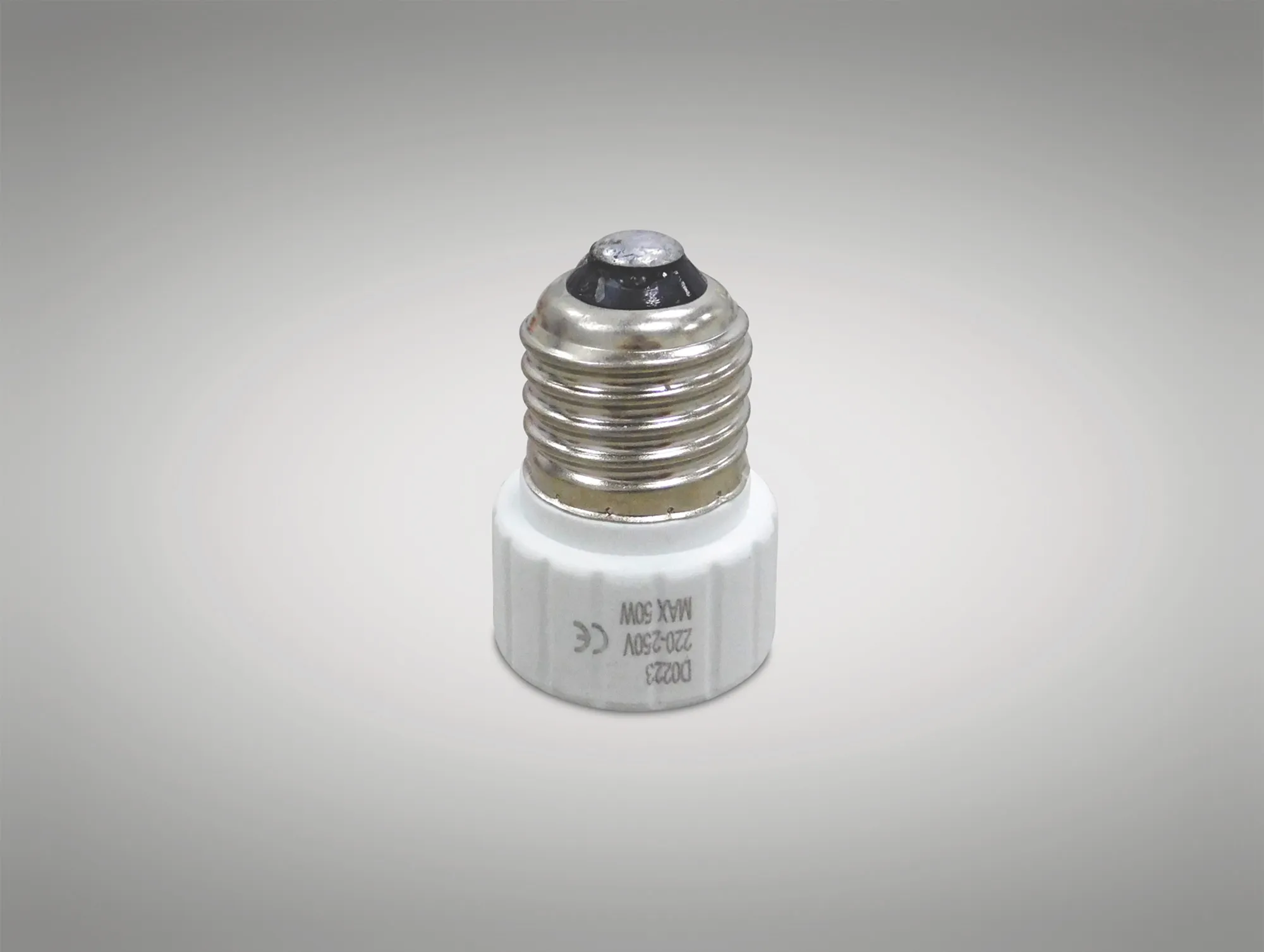 Elements E27 to GU10 Lamp Socket Converter White D0223  Deco Elements